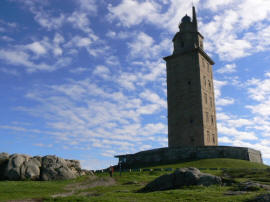 А Корунья. Башня Геркулеса (II век н.э.) - маяк, построенный римлянами