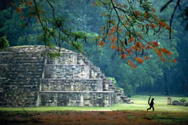 Гондурас, пирамида Майя