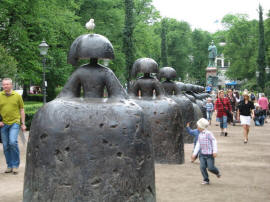 Esplanadi Park in Helsinki