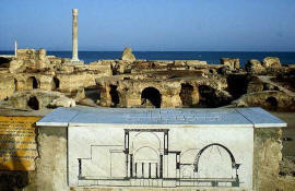 Развалины ТЕРМ древнего Карфагена 